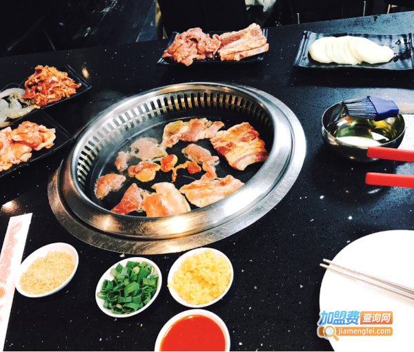 自助烤肉店加盟费