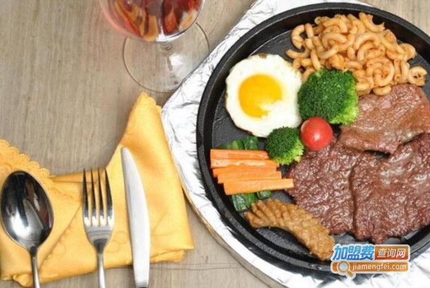 羽梦来牛排加盟费