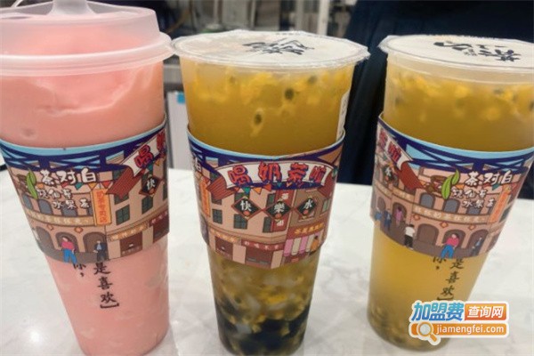茶对白烧仙草加盟