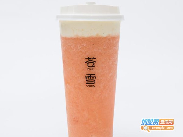pale snow苍雪奶茶加盟费