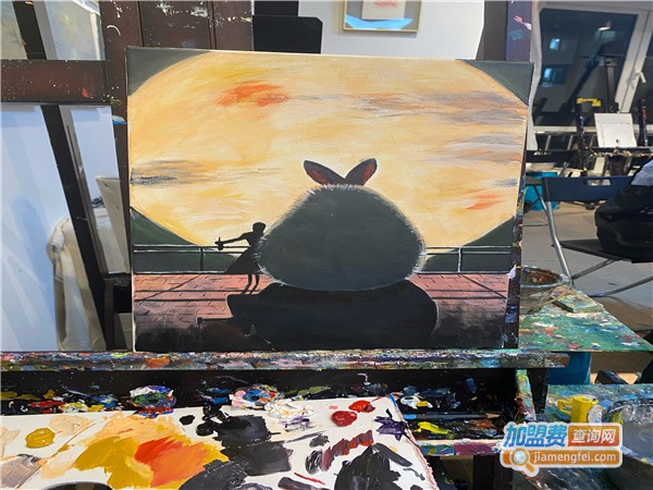 FunJobArt零基础油画国画DIY画室加盟费