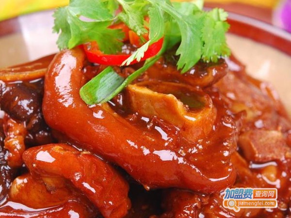 萌晟原味金锅猪蹄加盟费