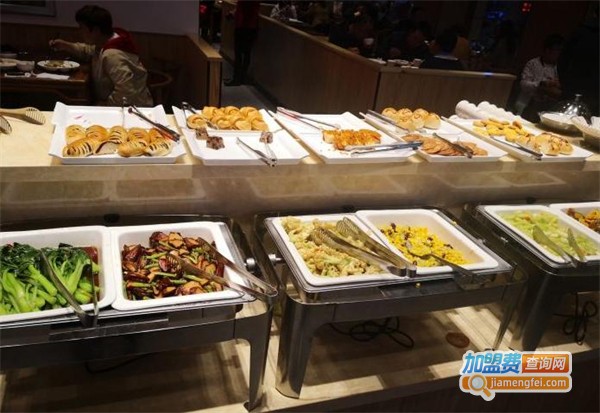 素食自助餐厅	加盟费