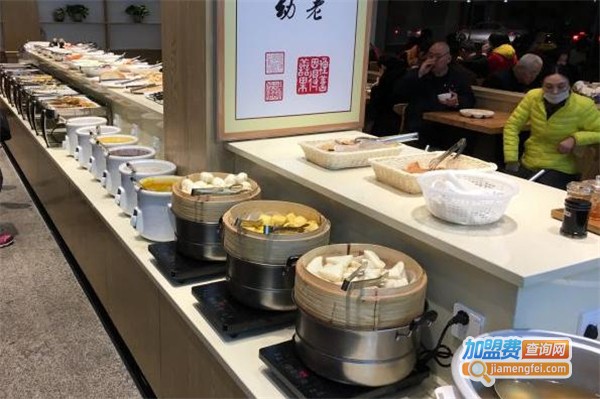 素食自助餐厅	加盟费