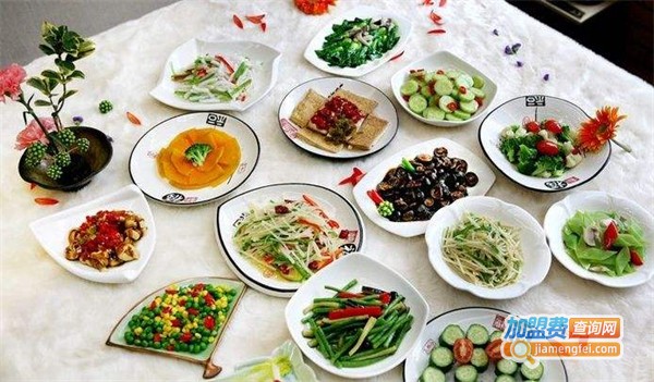 素食自助餐厅	加盟费