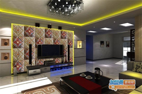 艾丽丝3D背景墙