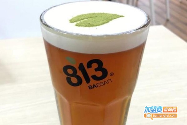 813奶茶加盟费