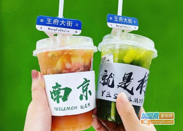 就是柠手打柠檬茶加盟费