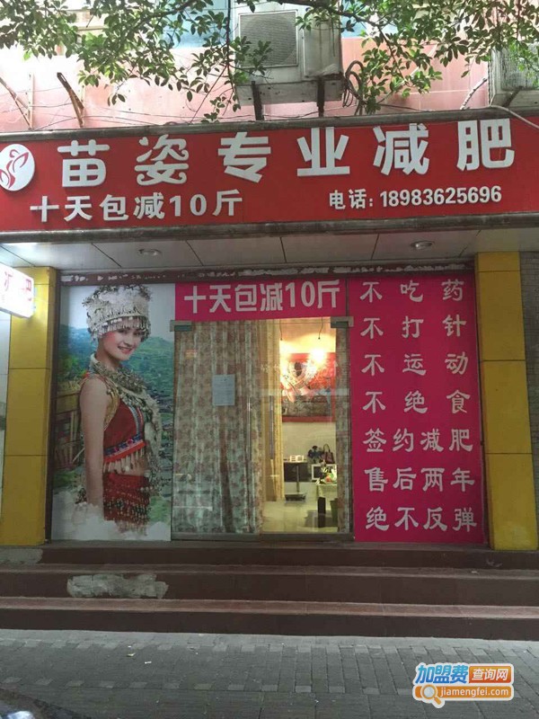 苗姿减肥加盟费