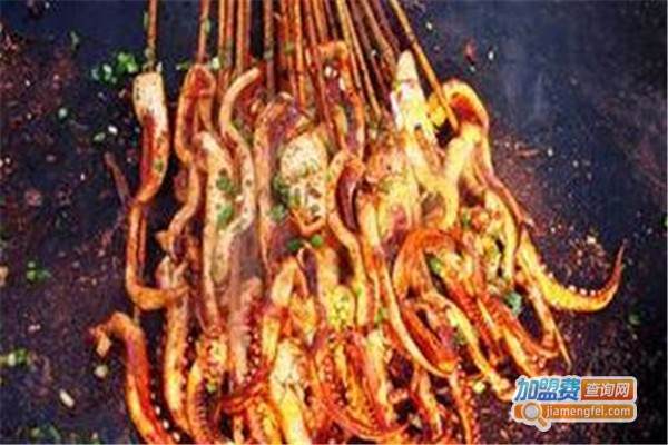 火山石烤鱿鱼加盟