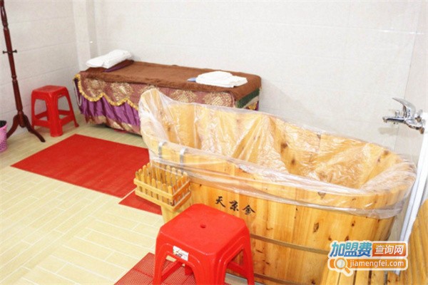 泡澡养生馆加盟费