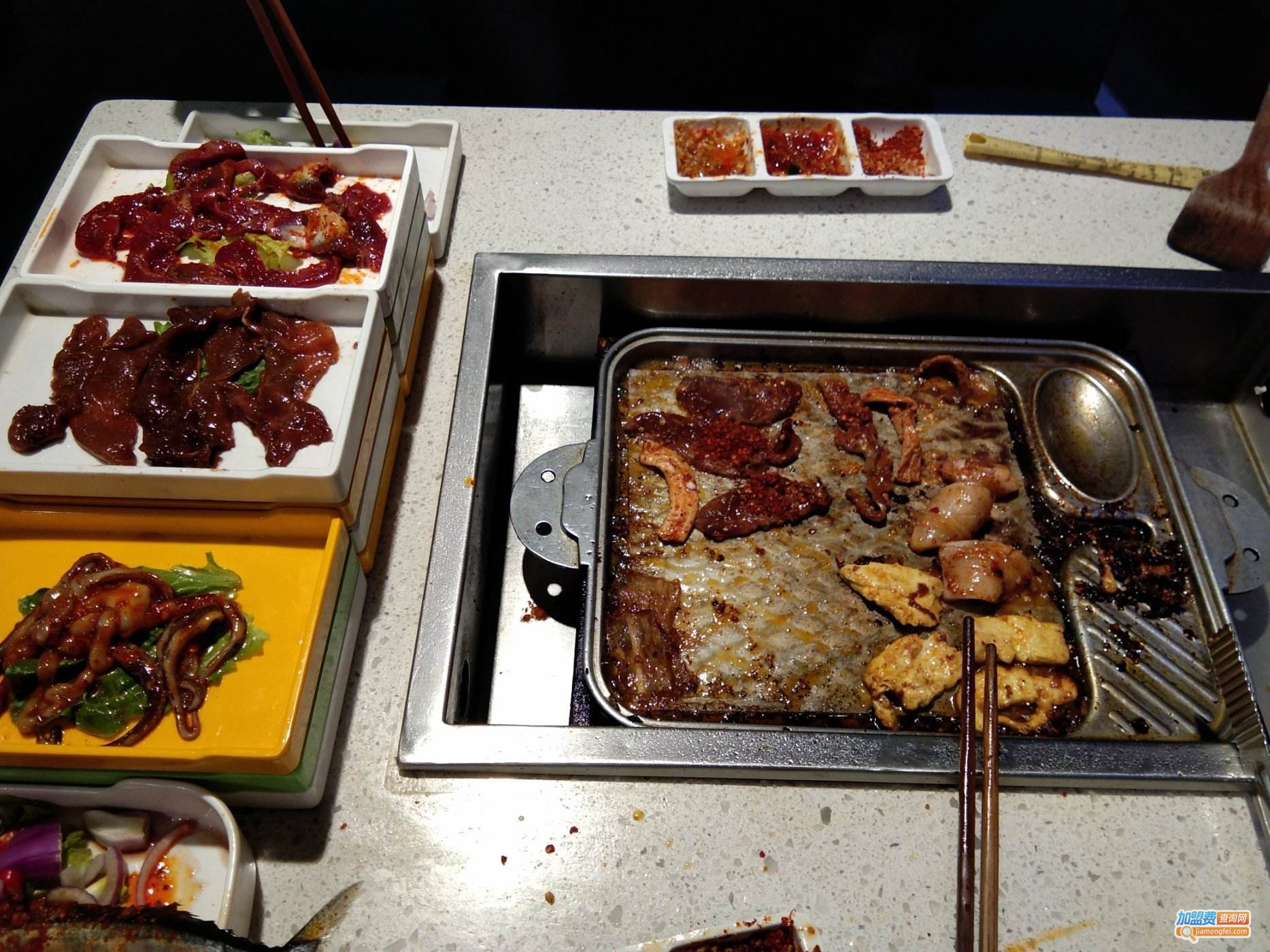 馋道自助烤肉加盟费