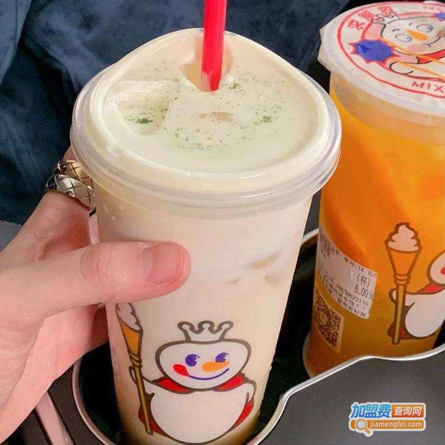 果盖奶茶