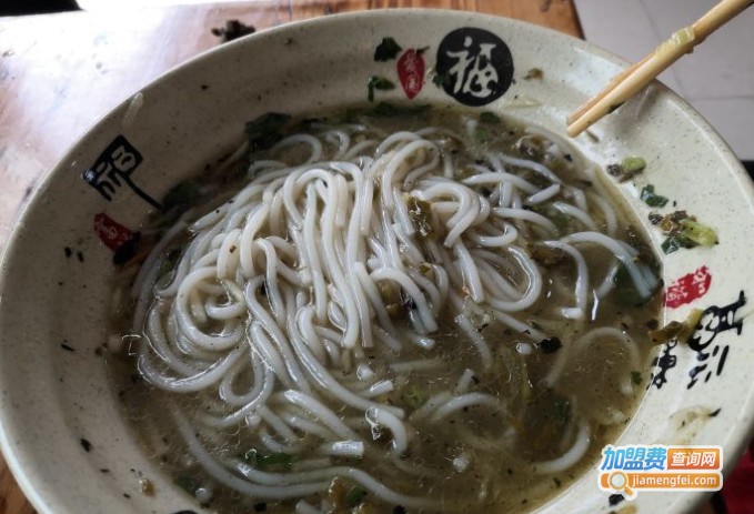 那色普乌鸡米线加盟费