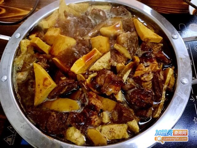 一锅一宴牛板筋火锅