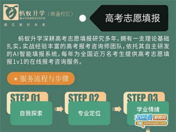 蚂蚁升学加盟费