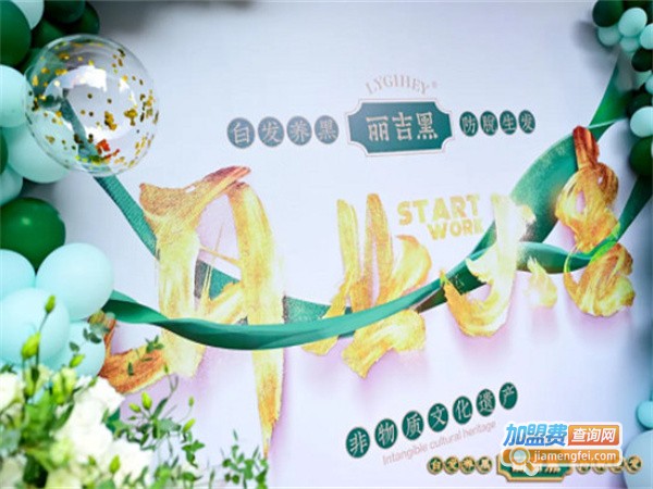 丽吉黑白发转黑加盟费多少？