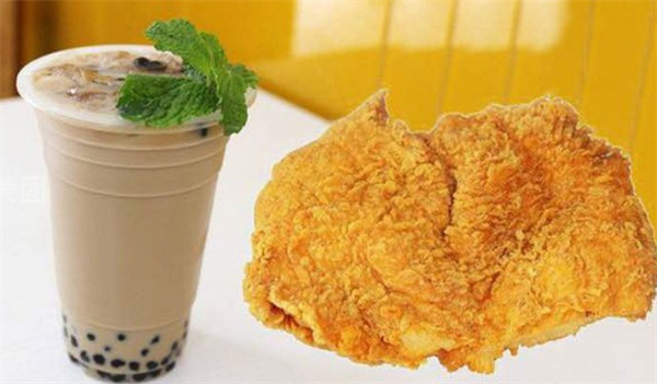 鸡排奶茶