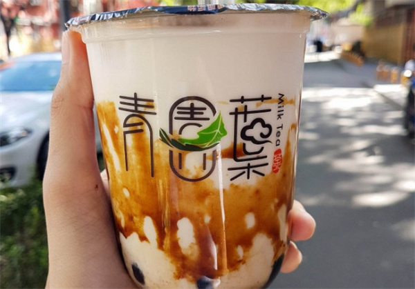 青圊葉奶茶