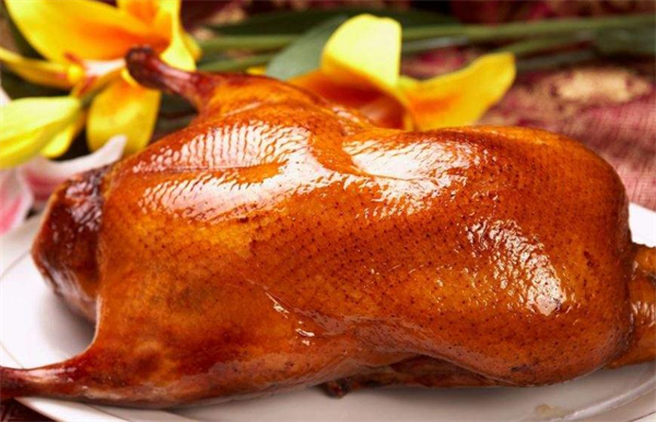 果木烤鸭
