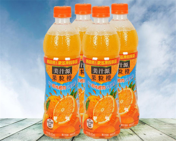 美汁源果粒橙加盟