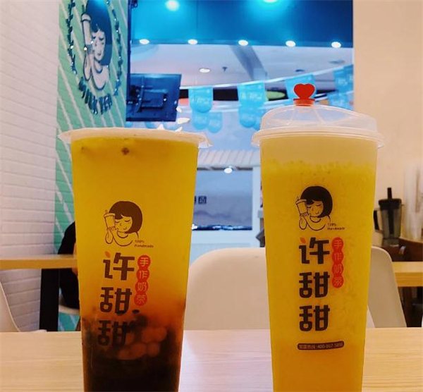 许甜甜手作奶茶加盟