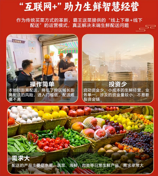 霸王送菜加盟费
