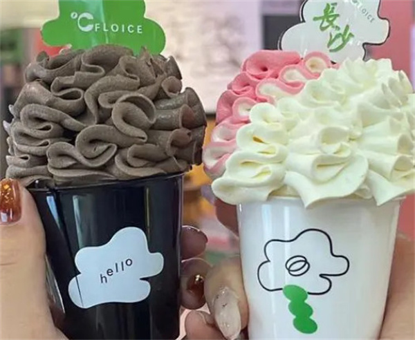 ℃floice花瓣冰淇淋