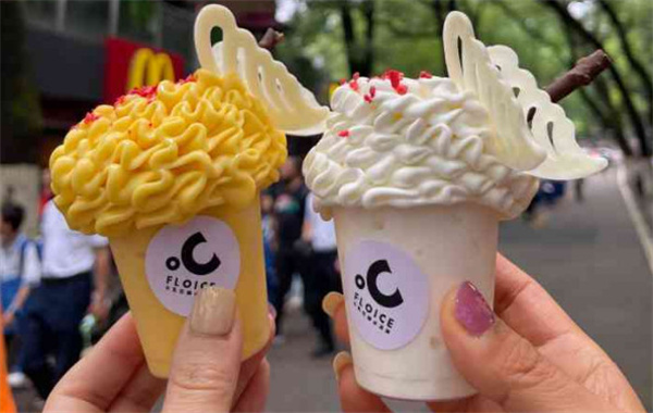 ℃floice花瓣冰淇淋