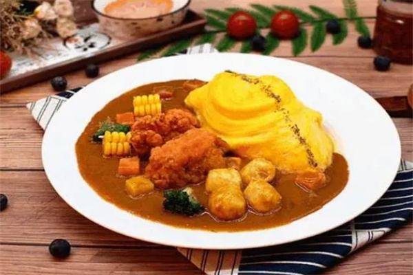 浅奈日式咖喱蛋包饭加盟