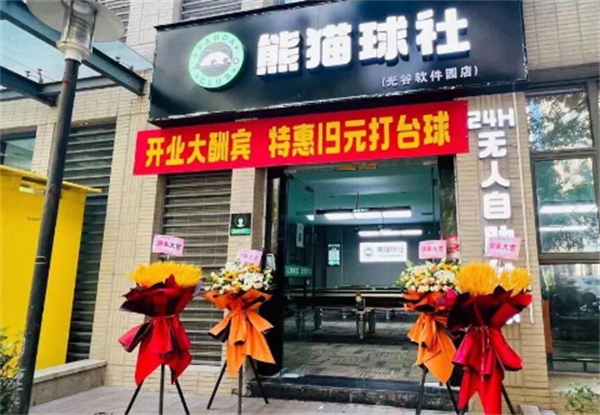 熊猫台球加盟费