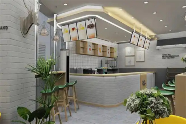 中型奶茶店加盟